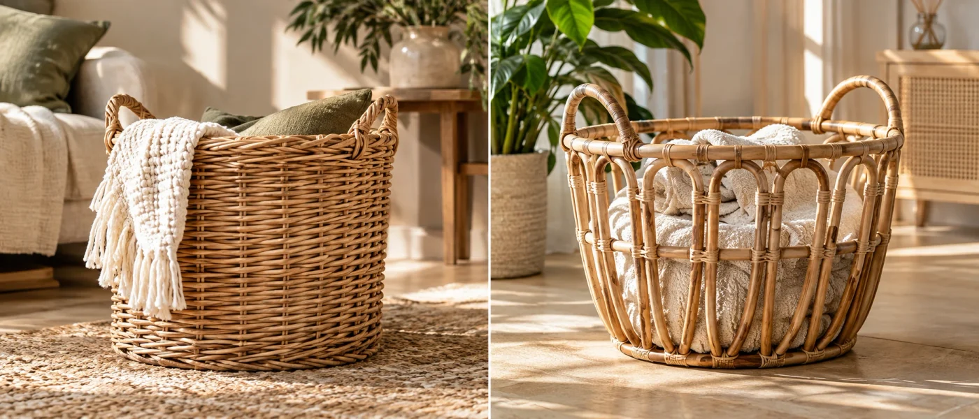 Discover what lasts longer, wicker or rattan. Compare durability, indoor use, moisture resistance and care tips to choose the best woven basket for your home.